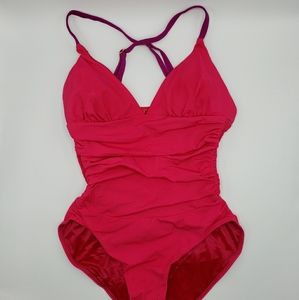 Spanx Red Swimsuit